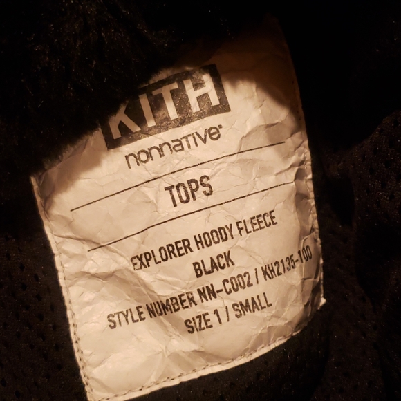 KITH x Nonnative Black Explorer Hoodie Fleece - Picture 4 of 8